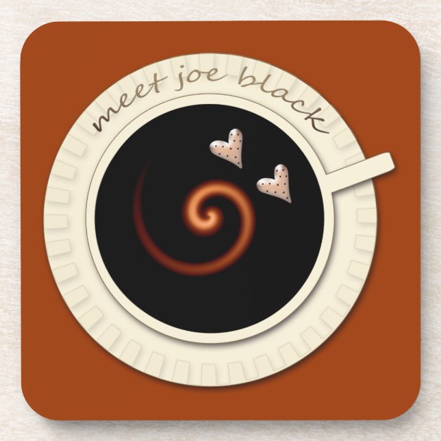 Posavasos conoce a joe black (Frente)