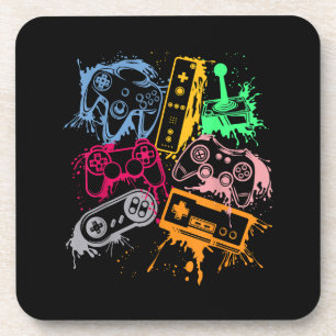 Posavasos Consolas de videojuegos Controles Retro 80's 90's
