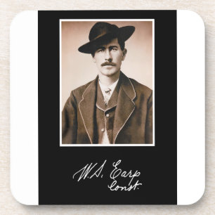 Posavasos Constable de Wyatt Earp en su Primer Ministro