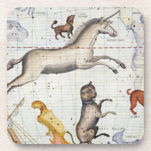 Posavasos Constelación de Monoceros con el comandante de