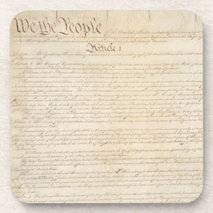 Posavasos Constitución de los Estados Unidos, Nosotros el Pu