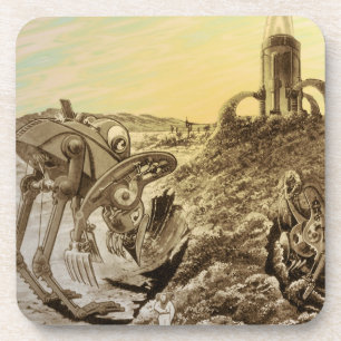 Posavasos Construcción de planetas de alienígenas de ciencia