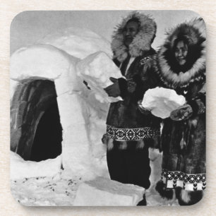 Posavasos Constructores de igloo de Alaska en EEUU