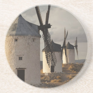 Posavasos Consuegra, antiguos molinos de viento de La Mancha