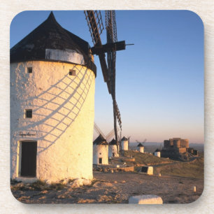 Posavasos Consuegra, La Mancha, España, molinos de viento