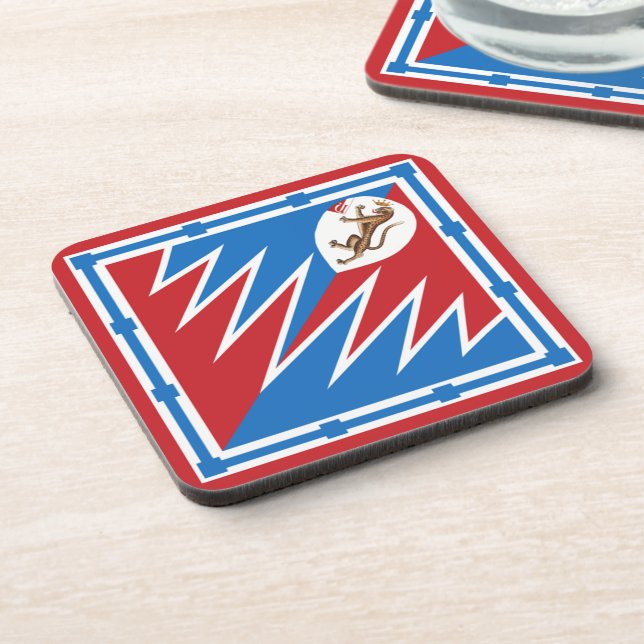 Posavasos Contrada della Pantera (Panther) Palio di Siena (Lado Izquierdo)