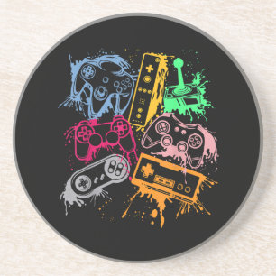 Posavasos Control de consola de videojuegos Arco retro 80 de