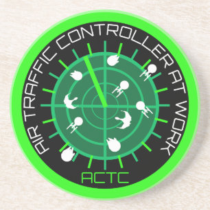 Posavasos Controlador de tráfico aéreo