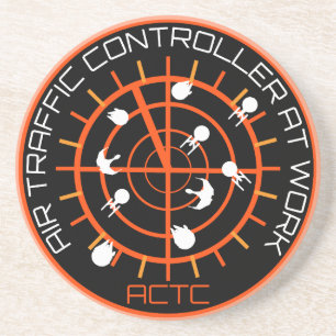 Posavasos Controlador de tráfico aéreo