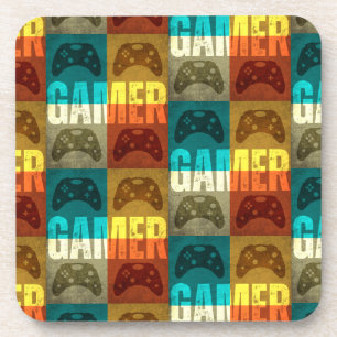 POSAVASOS CONTROLADOR DE VIDEOJUEGOS VINTAGE PARA JUGADORES