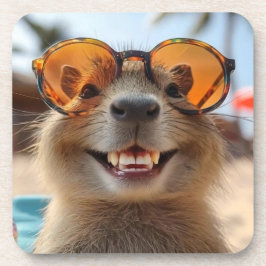 Posavasos Cool Capybara