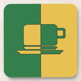 Posavasos Copa Ashton Dark Green y Gold