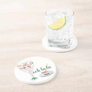 Posavasos Copa de vino con personalidad