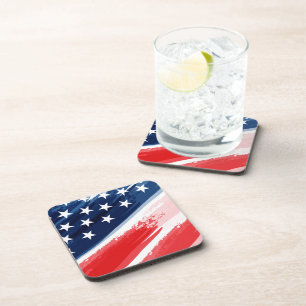 Posavasos Copas de plástico duro patriótico