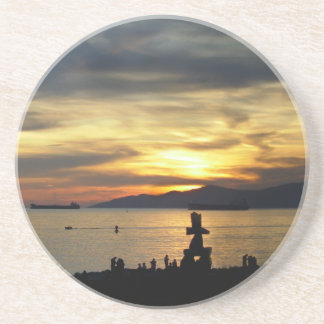 Posavasos Copas de recuerdo de Vancouver Coaster Inukshuk Va