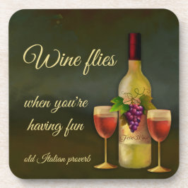 Posavasos Copas de vino de arte italiano originales