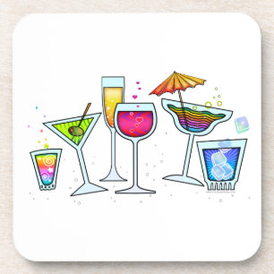 POSAVASOS COPAS PARA COCTEL POSA VASOS DE CORCHO