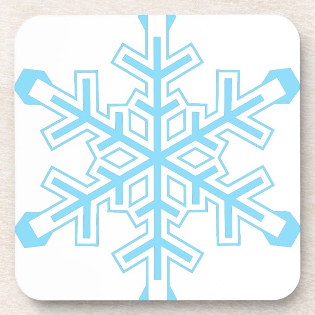 Posavasos Copo de nieve (Frente)