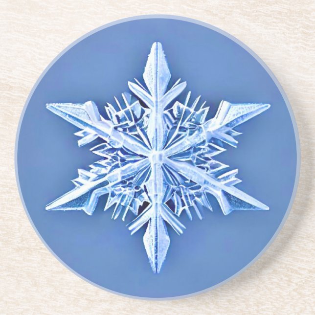 Posavasos Copo de nieve - copo de nieve (Frente)