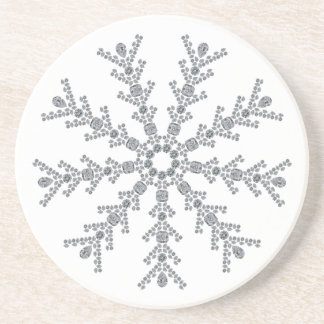 Posavasos Copo de nieve del hielo