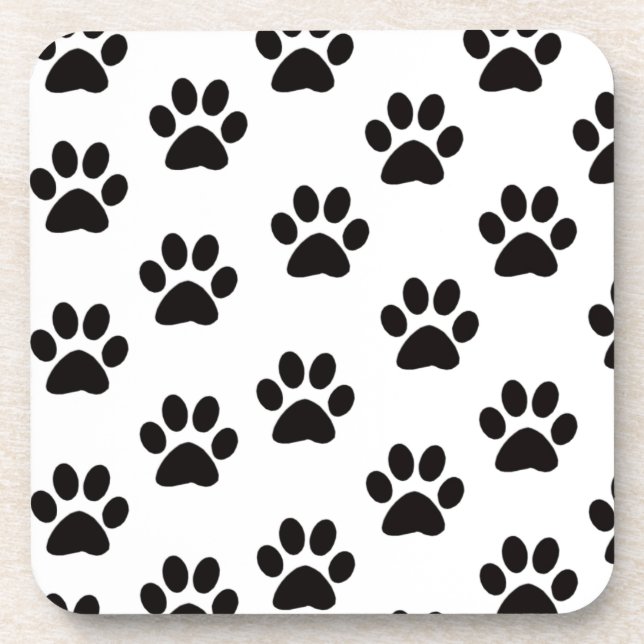 Posavasos Copos de impresión de imágenes de gato (Frente)