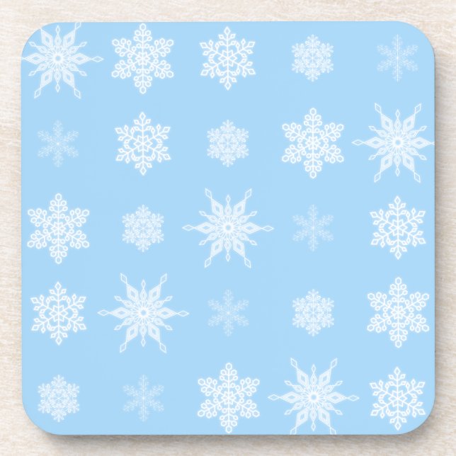 Posavasos Copos de nieve (Frente)