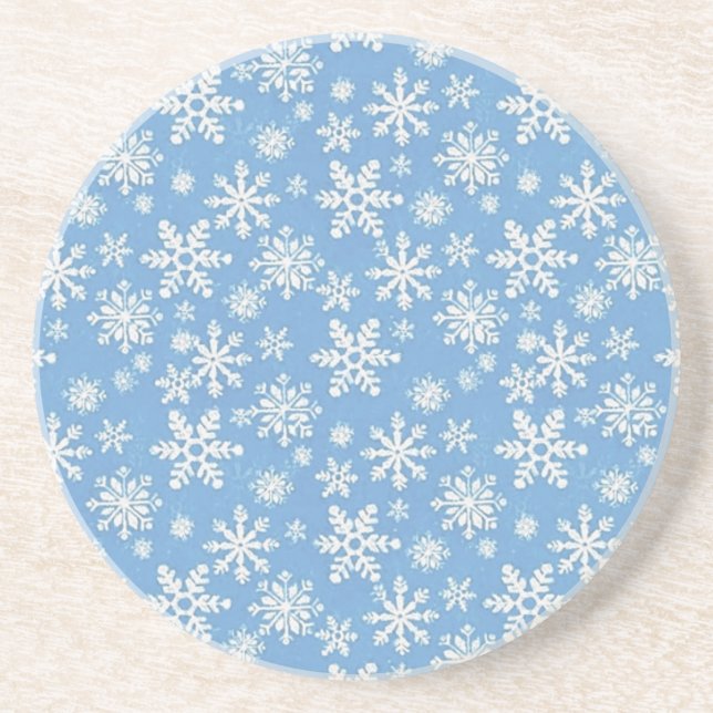 Posavasos Copos de nieve (Frente)