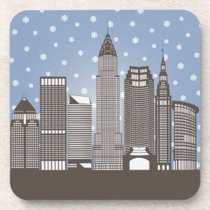 Posavasos Copos de nieve de Cleveland