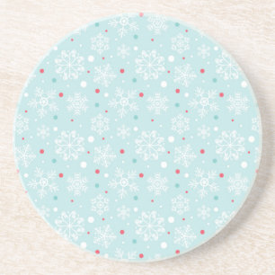 Posavasos Copos de nieve de invierno