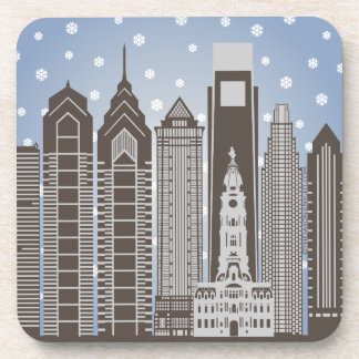 Posavasos Copos de nieve de Philly