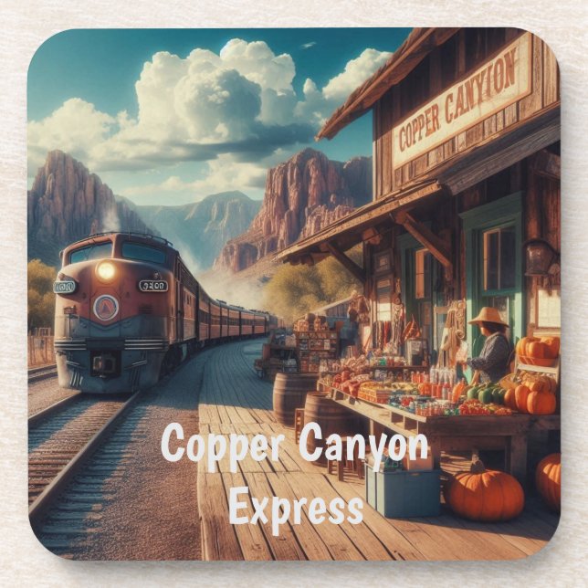 Posavasos Copper Canyon Express (Frente)