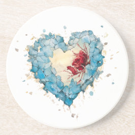 Posavasos Corazón congelado