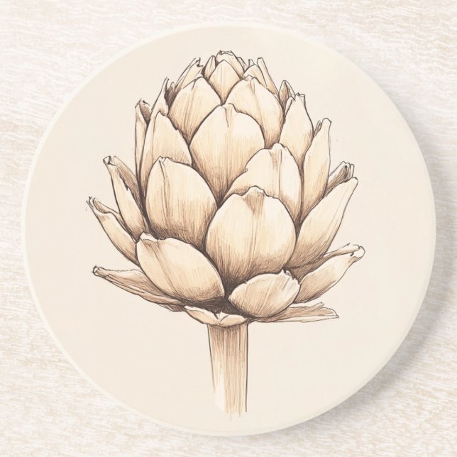 Posavasos Corazón de Alcachofa (Frente)