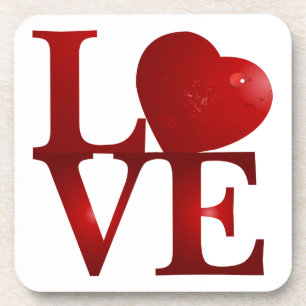 Posavasos Corazón de amor