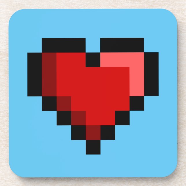 Posavasos Corazón de amor (Frente)