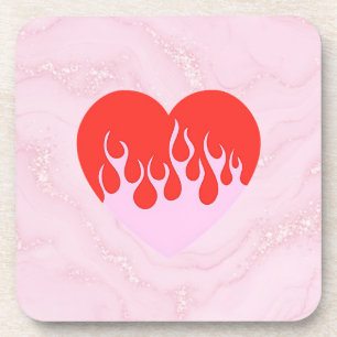 Posavasos Corazón de Fuego