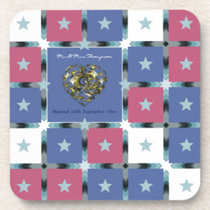 Posavasos Corazón de la boda