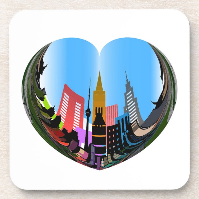 POSAVASOS CORAZÓN DE LA CIUDAD (Frente)