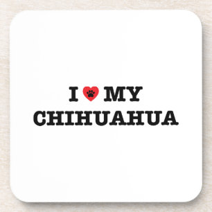 Posavasos Corazón de mi Chihuahua