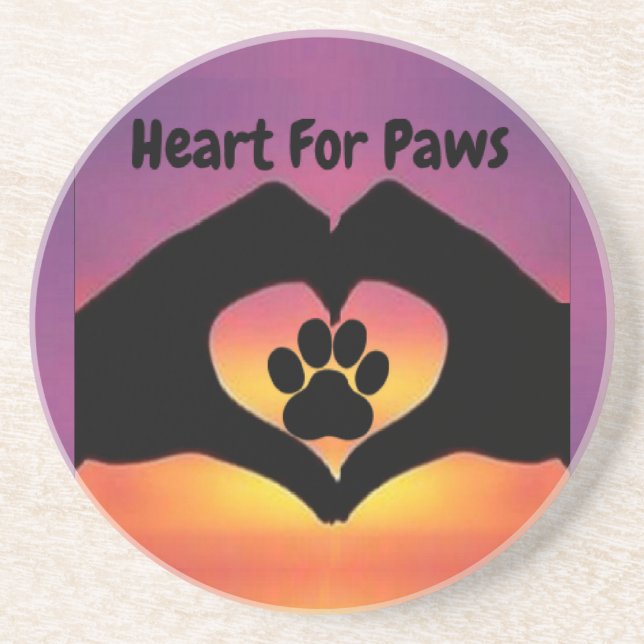 Posavasos Corazón de Soporte para Patas (Frente)