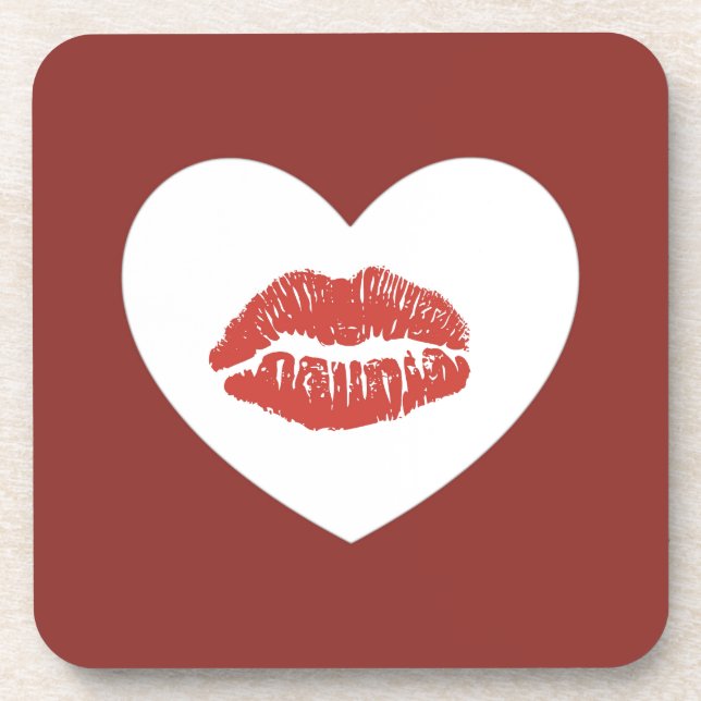 Posavasos Corazón decorativo (Frente)