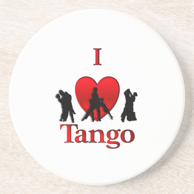 Posavasos Corazón del tango (Frente)