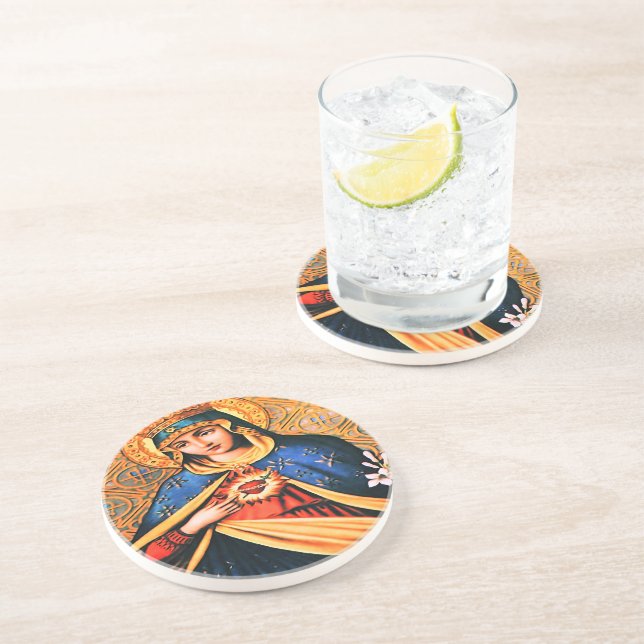 Posavasos Corazón inmaculado de María (Lado)