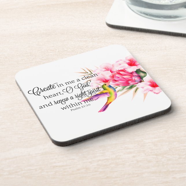 Posavasos Corazón limpio (Lado Izquierdo)