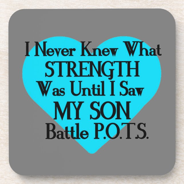 Posavasos Corazón/Nunca Supe... Hijo........................ (Frente)