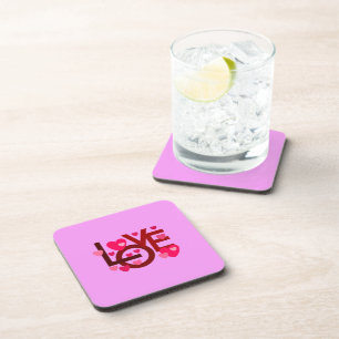Posavasos corazón para amante