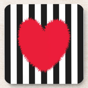 Posavasos Corazón rojo