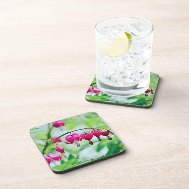 Posavasos Corazón sangrante Flor (Lado Derecho)