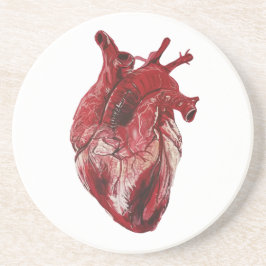 Posavasos Corazón sano rojo