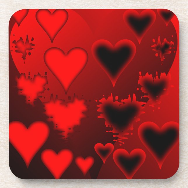 Posavasos Corazones (Frente)